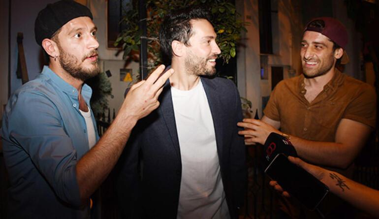 #ÜçKuruş veda yemeğinden #UrazKaygılaroğlu, #EkinKoç ve #BoraAkkaş ✨️