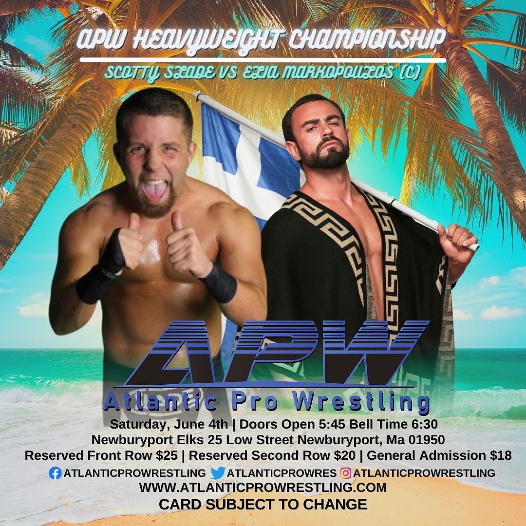 Atlantic Pro Wrestling on Twitter "LIVE THIS SATURDAY!! Come out for another great night of