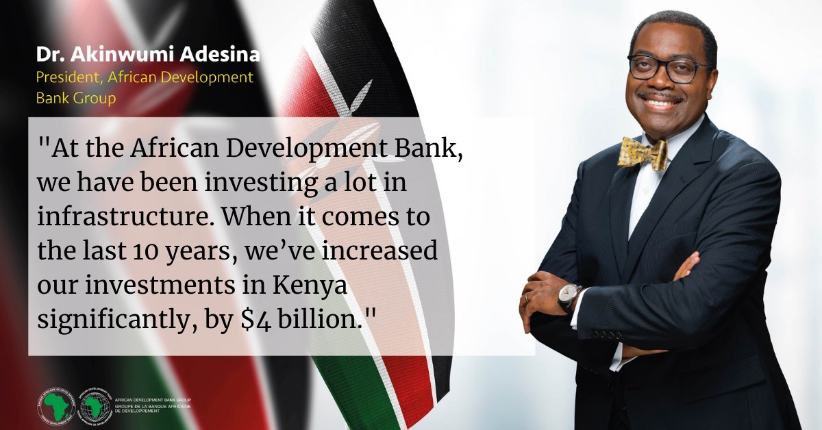 The African Development Bank started operations in #Kenya in 1967. By April 2022, it had committed a total of $6.3 billion to the country, mainly in the energy, transport, agriculture, and social sectors, and in economic governance. #AfDBinKenya 🇰🇪 ➡️ bit.ly/3M1zkda