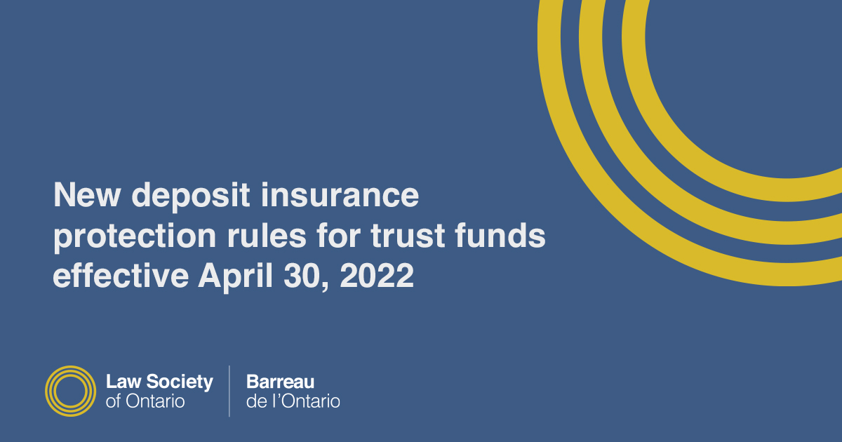 Law Society of Ontario on Twitter "Effective April 30 the Canada