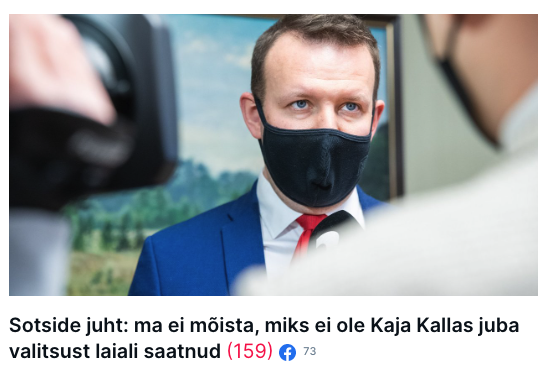 rekkaro's tweet photo. @ebavalitsus otse elust. delfi mõistab, et lugejad ei teagi enam kes sotside juht on https://t.co/noq5S0CMRT