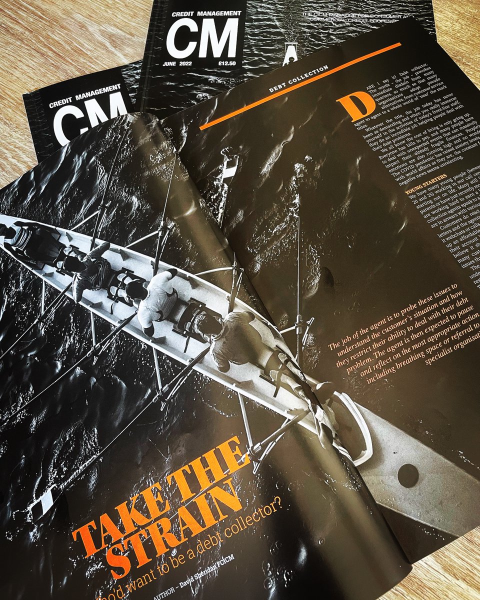 June #frontcover of <a href="/CICM_HQ/">Chartered Institute of Credit Management</a> magazine – Taking the Strain. David Sheridan FCICM discusses the increasingly demanding role of a debt collector and the measures being taken to protect the mental health of his front-line team.