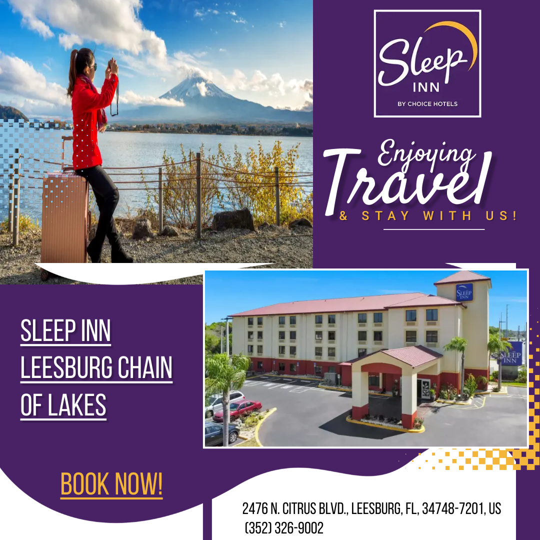 leesburgflhotel's tweet photo. Best vacation, truly beautiful!❤️👍
Designed for your best stay and relaxation environment with us at Sleep Inn Leesburg Chain of Lakes hotel😊
Book Today! -> (352) 326-9002📱
#sleepinn #leesburg #choice #stay #centralflorida #sleepinnleesburg #hotel #FL #Travel #journey #family https://t.co/Dxn4uiJCiz