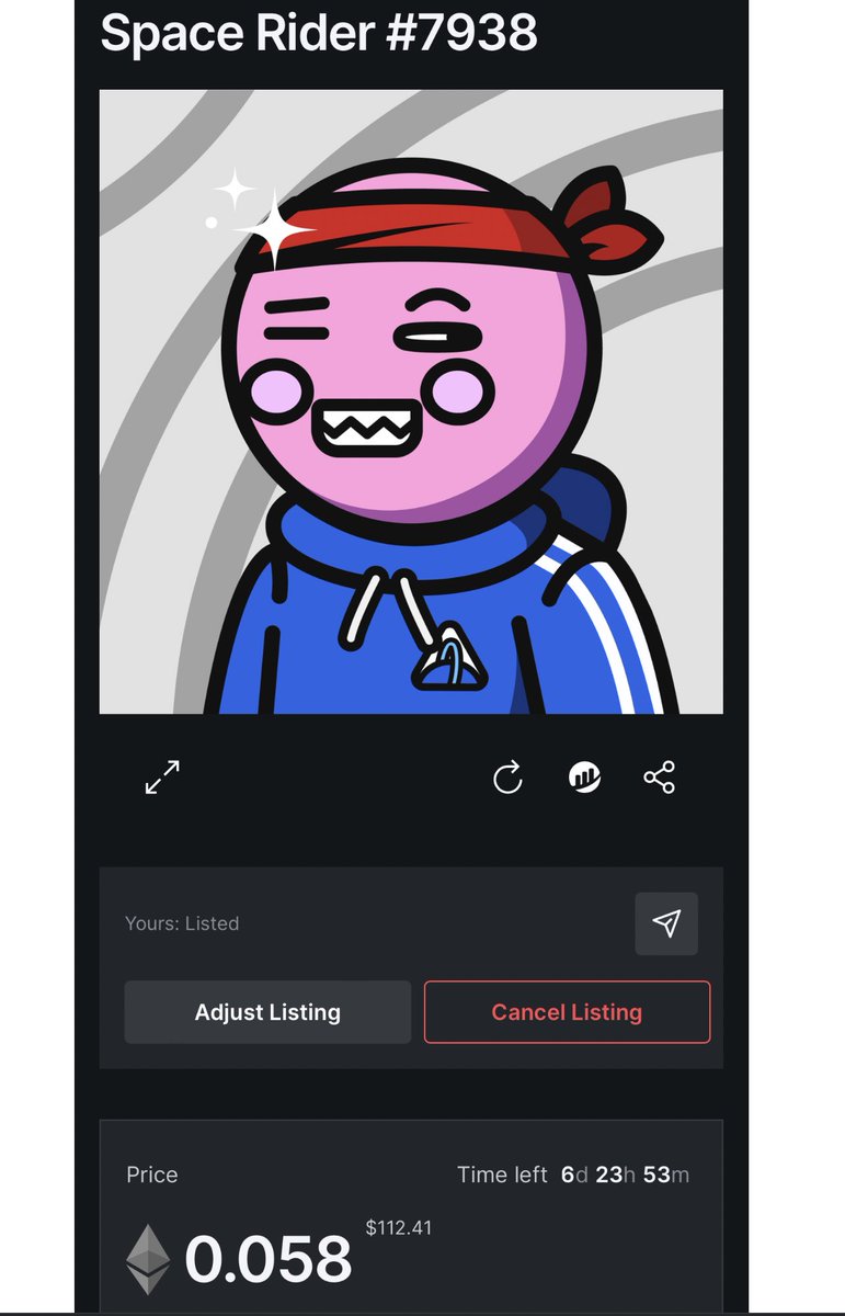 bXb_ETH's tweet photo. @SpaceRiders_NFT @FelineFiendz  for sale on looksrare. https://t.co/ORpaC6imj4