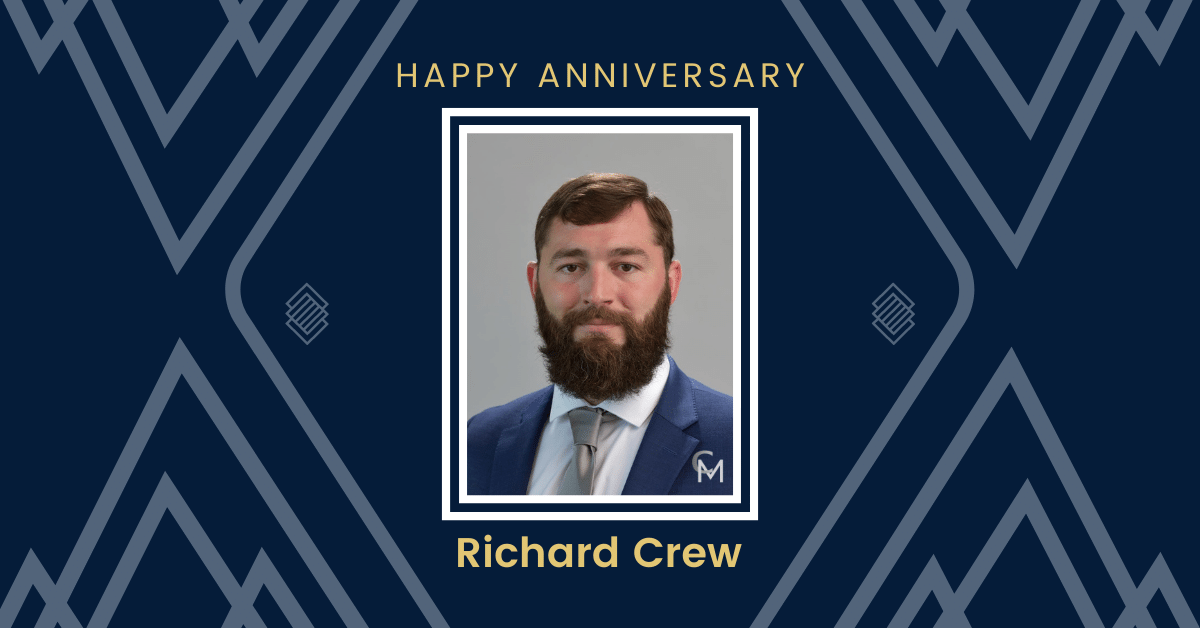 Join us and help us celebrate our partner, Richard Crew's #Work #Anniversary! (Technically it was Saturday, but #today works, too!)

#ExecutiveSearch #Hiring #Recruitment #Engineering #Packaging #HR #Automotive #Aerospace #PlantManagement #JobSearch #Congratulations