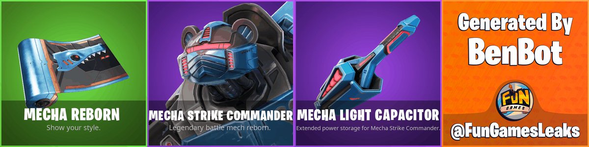 FunGamesLeaks's tweet image. New cosmetics from #Fortnite unlocked pak 1002optional