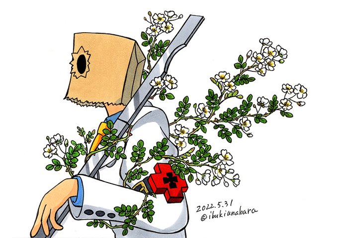 薔薇の花のtwitterイラスト検索結果