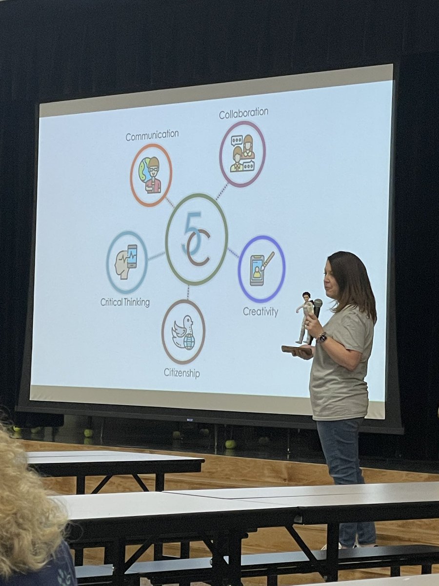 Like to see Nancy Bingham sharing the 5Cs at #TechFest22 #EdTechHEB