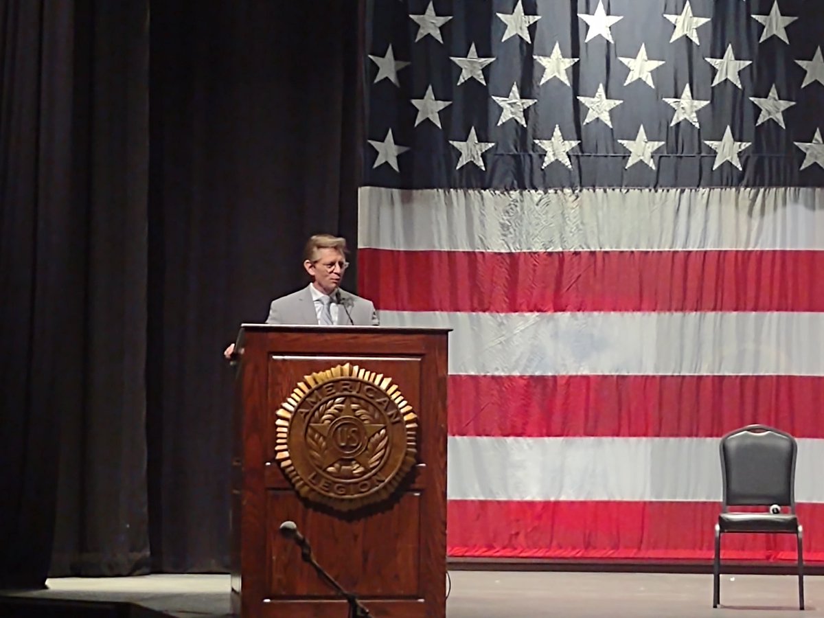 Alabama Boys State welcomes State Superintendent of Education Dr. Eric Mackey to address the delegates! #albs22 #americanlegion