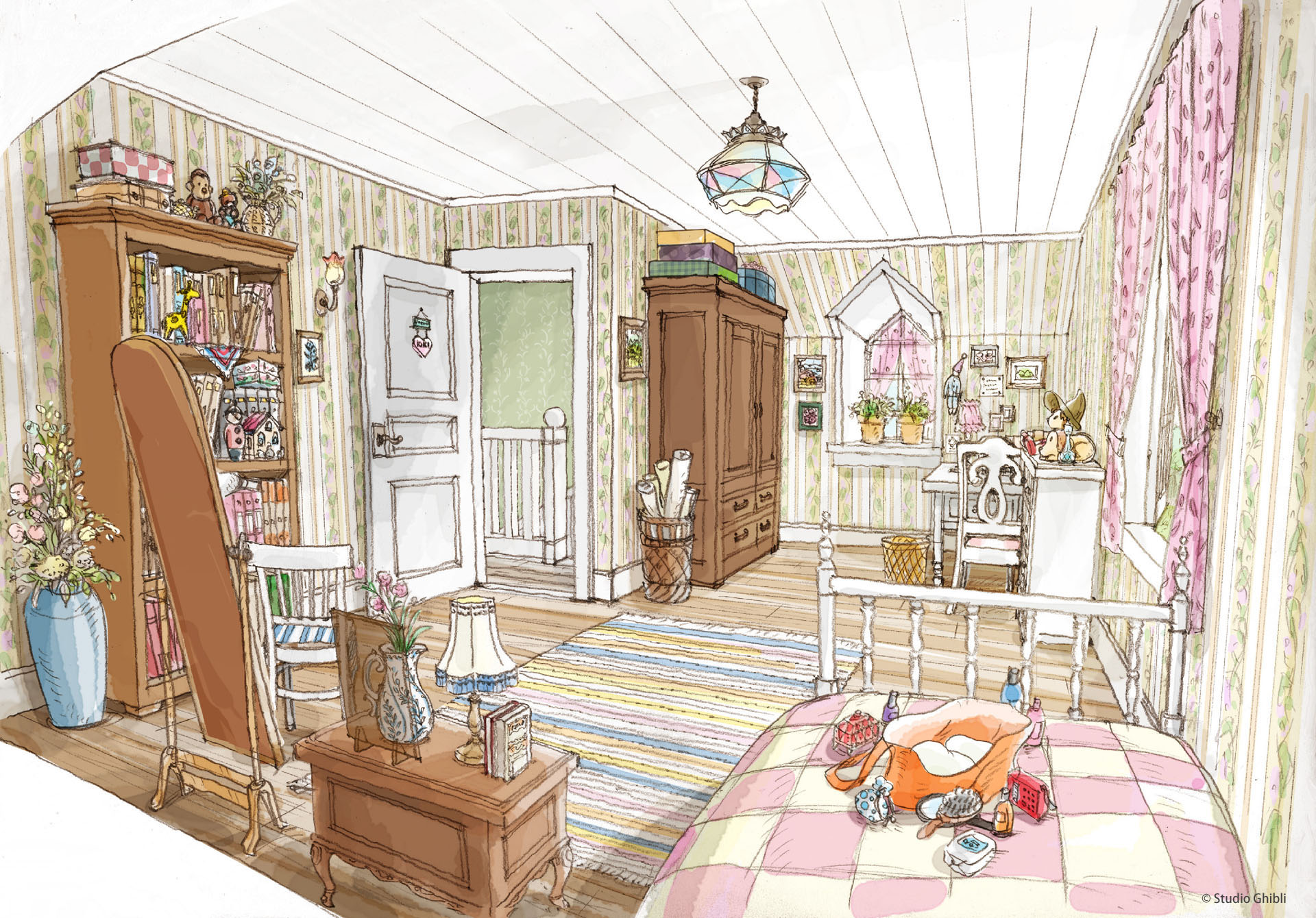 ジブリパーク限定　建物シリーズ　魔女の宅急便　オキノ邸 Amazon.co.jp: ジブリパーク 限定 建物シリーズ 魔女宅急便