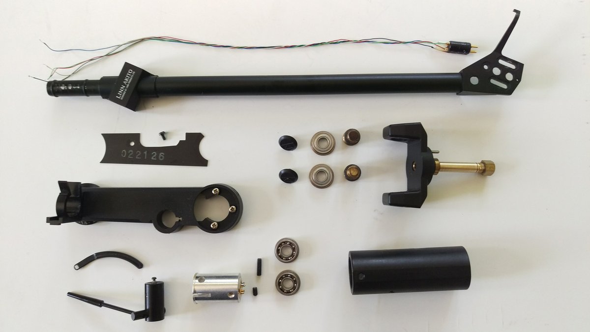 HiFi_Cinema's tweet photo. latest Linn Akito tonearm repair - new bearings &amp; rebuild https://t.co/woz9elWlpr