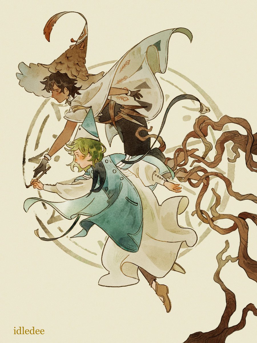 idledee's tweet image. the unknowings #Δ帽子 #witchhatatelier