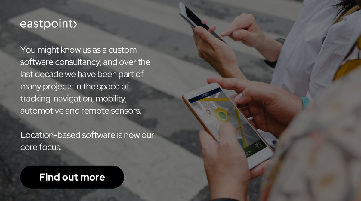 This is what's happening right now at Eastpoint - custom location-based software. 

Read about how we have evolved, what we offer our clients, and what it means to our team.

eastpoint.co.uk/blog/location-…
