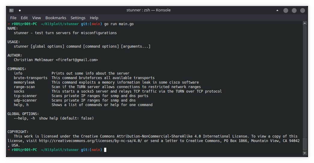 KitPloit's tweet image. Stunner - Tool To Test And Exploit STUN, TURN And TURN Over TCP Servers bit.ly/3lXu2ET #Misconfiguration #Stunner #Webrtc