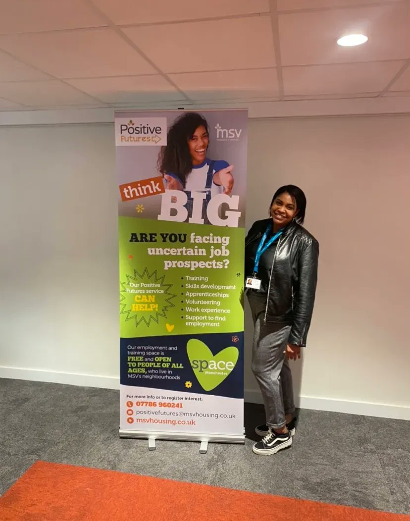 MSVHousing's tweet photo. Tune in to Unity Radio’s New Talent Academy tomorrow from 1pm as our colleagues Steph and Nat chat about Positive Futures, MSV’s brand new training and employment service in Manchester. Listen from 1pm on Wednesday 1st June on 92.8FM, DAB or https://t.co/4u1ndd7t24  #thinkbig https://t.co/NaA8irrdEE