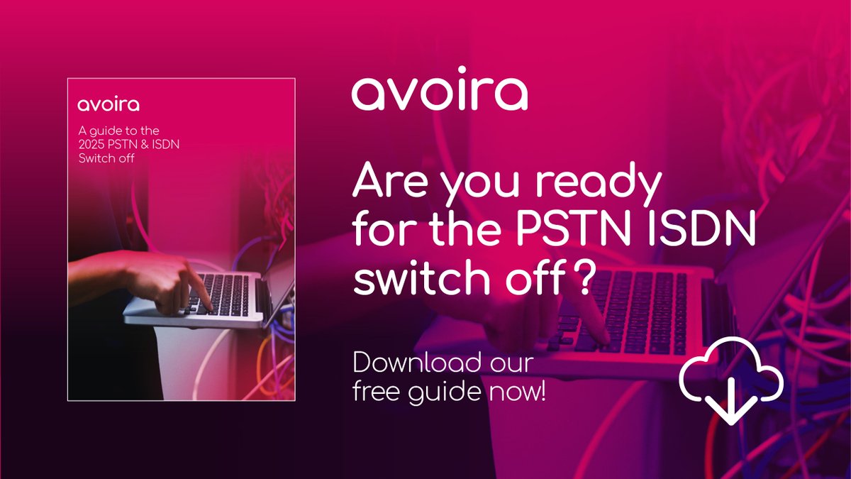 AvoiraLimited's tweet photo. ISDN and PSTN will be switched off in 2025. 

Neither of these technologies are capable of delivering the volume or quality of voice data needed in this increasingly digital world. 

Discover more with our free guide: https://t.co/Y5nQw3nG8X https://t.co/evOgzKfOe8