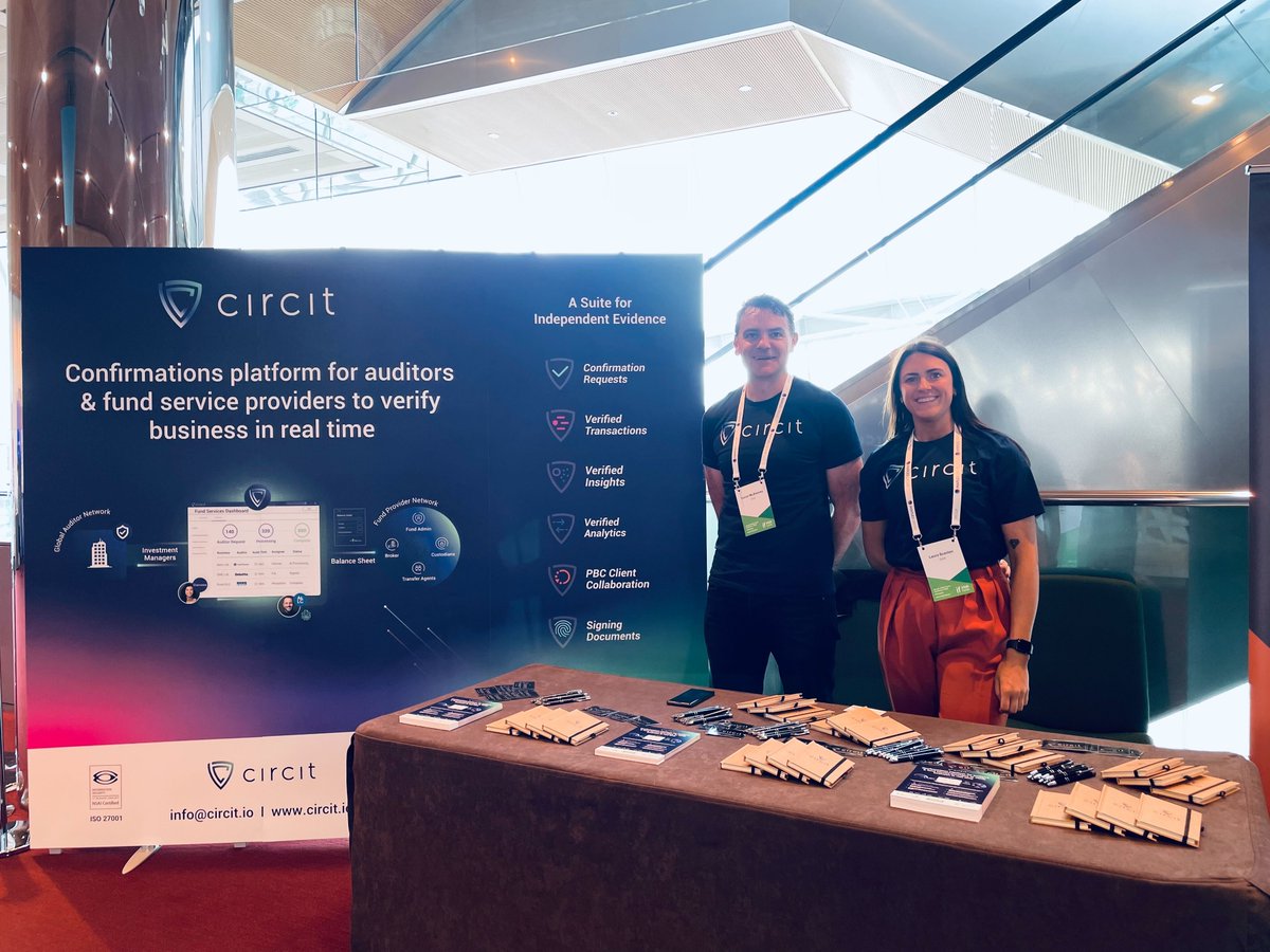 Circit (@circit_io) on Twitter photo Delighted to be attending the <a href="/IrishFunds/">Irish Funds</a> Conference at <a href="/TheCCD/">The Convention Centre Dublin</a> today! Incredible speaking panels already on with <a href="/centralbank_ie/">Central Bank of Ireland</a>, <a href="/ESMAComms/">ESMA - EU Securities Markets Regulator 🇪🇺</a> & <a href="/IOSCOPress/">IOSCO Press</a> kicking things off 💡 Exploring #openbanking in #funds? Come chat w/ <a href="/Circit_io/">Circit</a> at Stand 26 👋
#IrishFunds #IFConf22 Delighted to be attending the <a href="/IrishFunds/">Irish Funds</a> Conference at <a href="/TheCCD/">The Convention Centre Dublin</a> today! Incredible speaking panels already on with <a href="/centralbank_ie/">Central Bank of Ireland</a>, <a href="/ESMAComms/">ESMA - EU Securities Markets Regulator 🇪🇺</a> & <a href="/IOSCOPress/">IOSCO Press</a> kicking things off 💡 Exploring #openbanking in #funds? Come chat w/ <a href="/Circit_io/">Circit</a> at Stand 26 👋
#IrishFunds #IFConf22