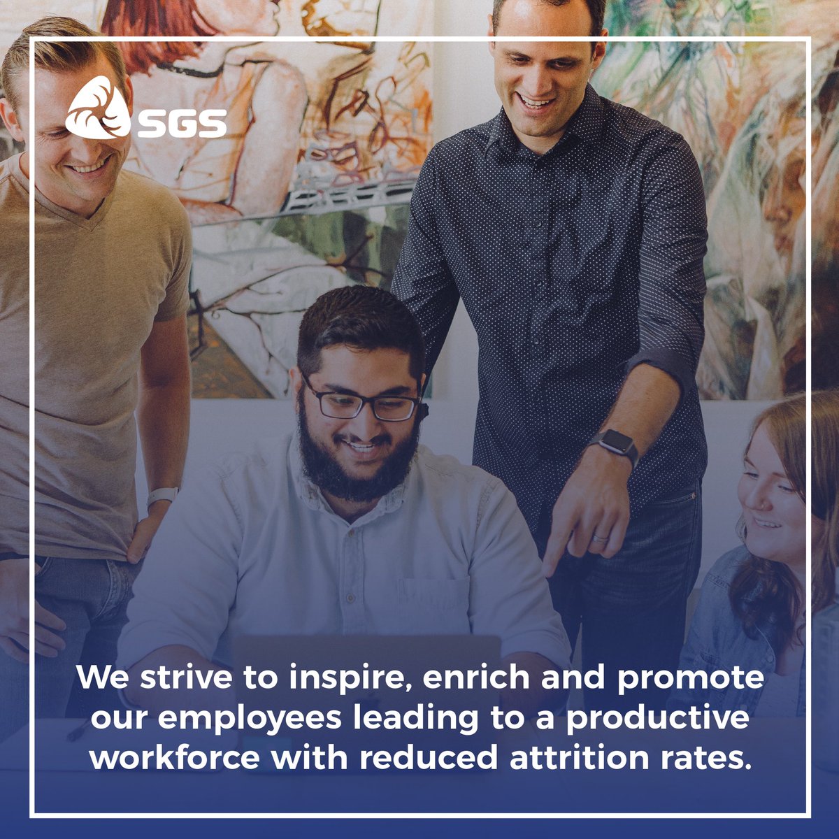 SgsConsulting's tweet photo. With care and hard work, we have created a workplace environment that supports employee happiness. We strive to inspire, enrich and promote our employees leading to a productive workforce with reduced attrition rates.

#employeefriendly #sgs #sgsconsulting #workforce #staffing https://t.co/UCoANkRCWF