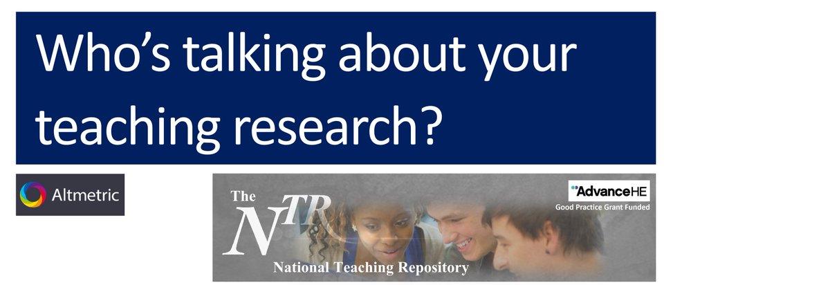 Making your teaching resources &amp; pedagogical research discoverable, shareable &amp; citable. Discover: figshare.edgehill.ac.uk/The_National_T… Share: figshare.edgehill.ac.uk/submit and select NTR.