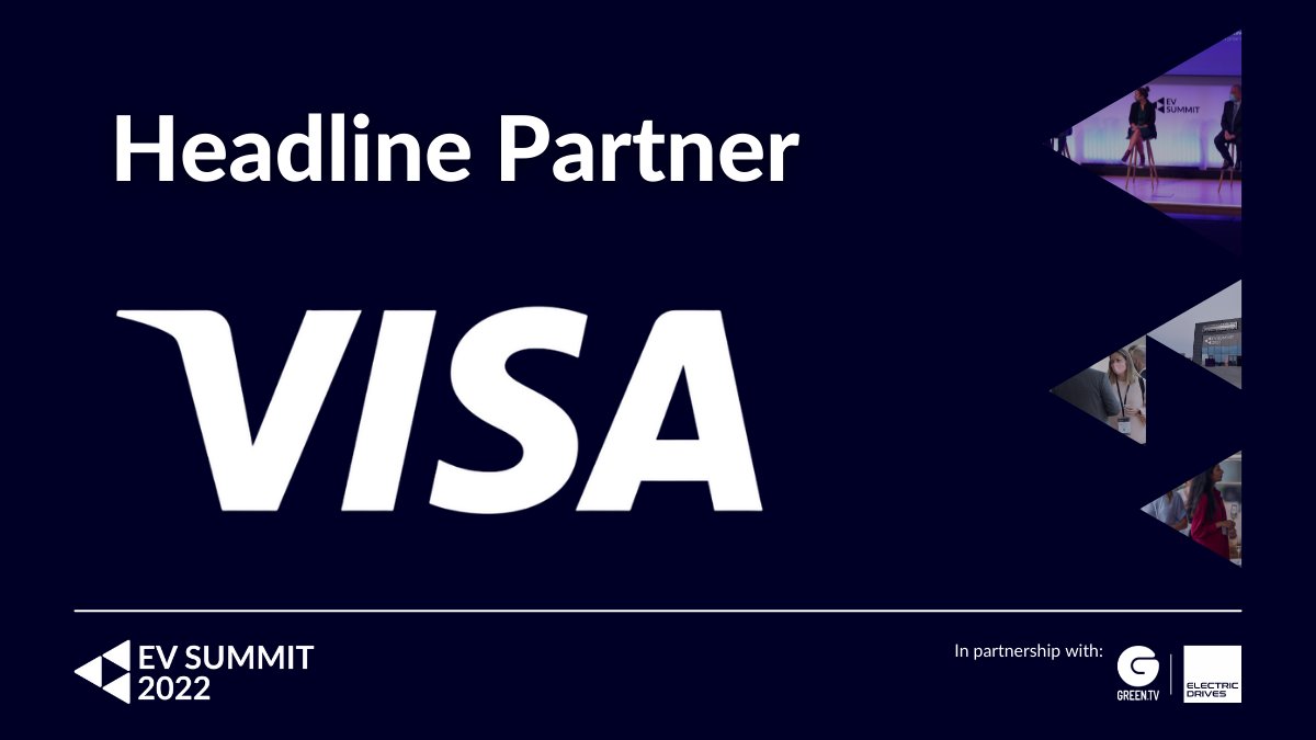 The EV Summit returns in October and we're delighted to announce that <a href="/Visa/">Visa</a> will be our Headline Partner for the second year running.

Visa is partnering with the Summit with the aim of advancing a seamless #EV charging experience. Read more here 👉 bit.ly/3N3E03E