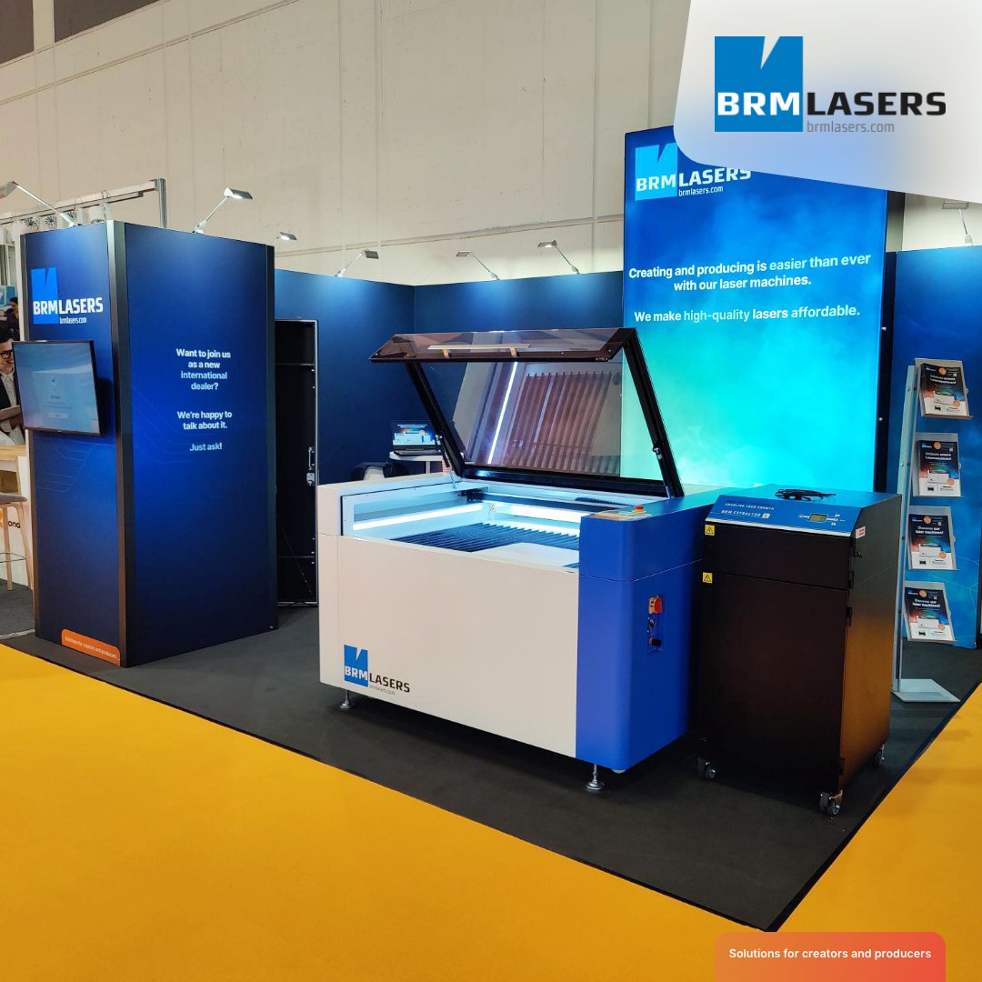 Are you attending  <a href="/FESPA/">yours.</a> Global Print Expo 2022 today until Friday? Come and visit BRM Lasers in hall 2.2, stand B12 at the Messe Berlin. Eric and Klaus would love to tell you about our user-friendly, versatile and affordable laser machines.   

#BRMLasers #lasercutter