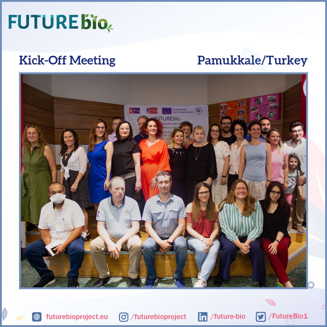FutureBio1's tweet photo. The Kick-off meeting of the FutureBio project supported by the Turkish National Agency was held at Pamukkale Richmond Hotel on 26-27th of May 2022 with Dean of the Faculty of Technology Prof Dr Osman Nuri Ağdag and Pamukkale Teknokent Deputy Director Mesut Aydınlı participation. https://t.co/SxuSk8dJdo
