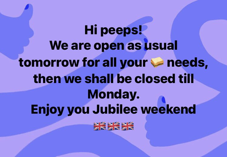 Brunch_BreakShf's tweet photo. #JubileeWeekend https://t.co/IbiSAp4RyV
