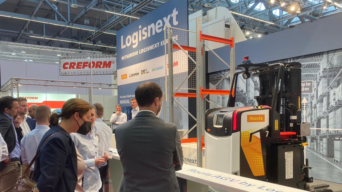 RoclaAGV's tweet photo. Welcome to visit us in hall 2 at stand D14! Our expert team is looking forward to talking with you!
#LogiMAT2022 #automation #AutonomousVehicles #logisticsolutions #MixedFleet https://t.co/QENs5OFYCh
