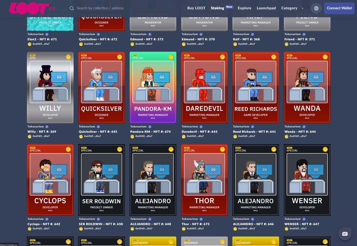 Tokenarium_BSC's tweet photo. Lootex bug is resolved 👍🏻 Now everyone can trade and sell their NFTs for BNB there 🔥

Verified Store on LootEx: https://t.co/4VhCyvTmwg

Thx for your patience 🙏🏻 and thx @Enid_Lootex for resolving it!

#Tokenarium $TKNRM #P2E #BSC #NFT #gempad #BINANCE #CZ https://t.co/SGZqtlPvtB