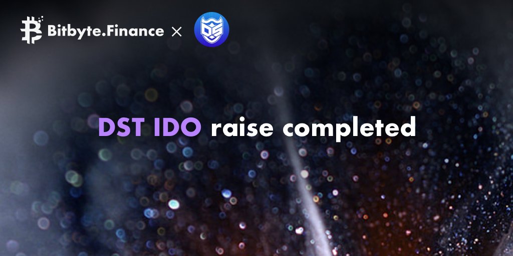 Bitbyte_Finance's tweet photo. #DST #IDO raise completed✅
▶️Bitbyte: https://t.co/PJvpGuP2bG
@DreamSpace_DS #DeFi https://t.co/k1MuDiHzTV