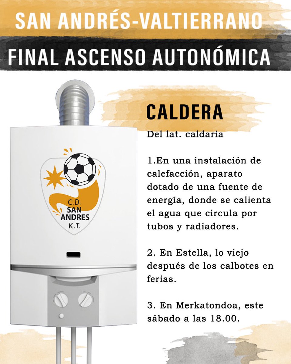 Merkatondoa. Sábado. Seis de la tarde. Objetivo: remontar el 2-1. ⚽️🔥

Precios:

Abonados - Gratis 🆓
General - 5 euros 💶
Menores de 18 - Gratis 🆓

Más #CojonesYPitera que nunca.