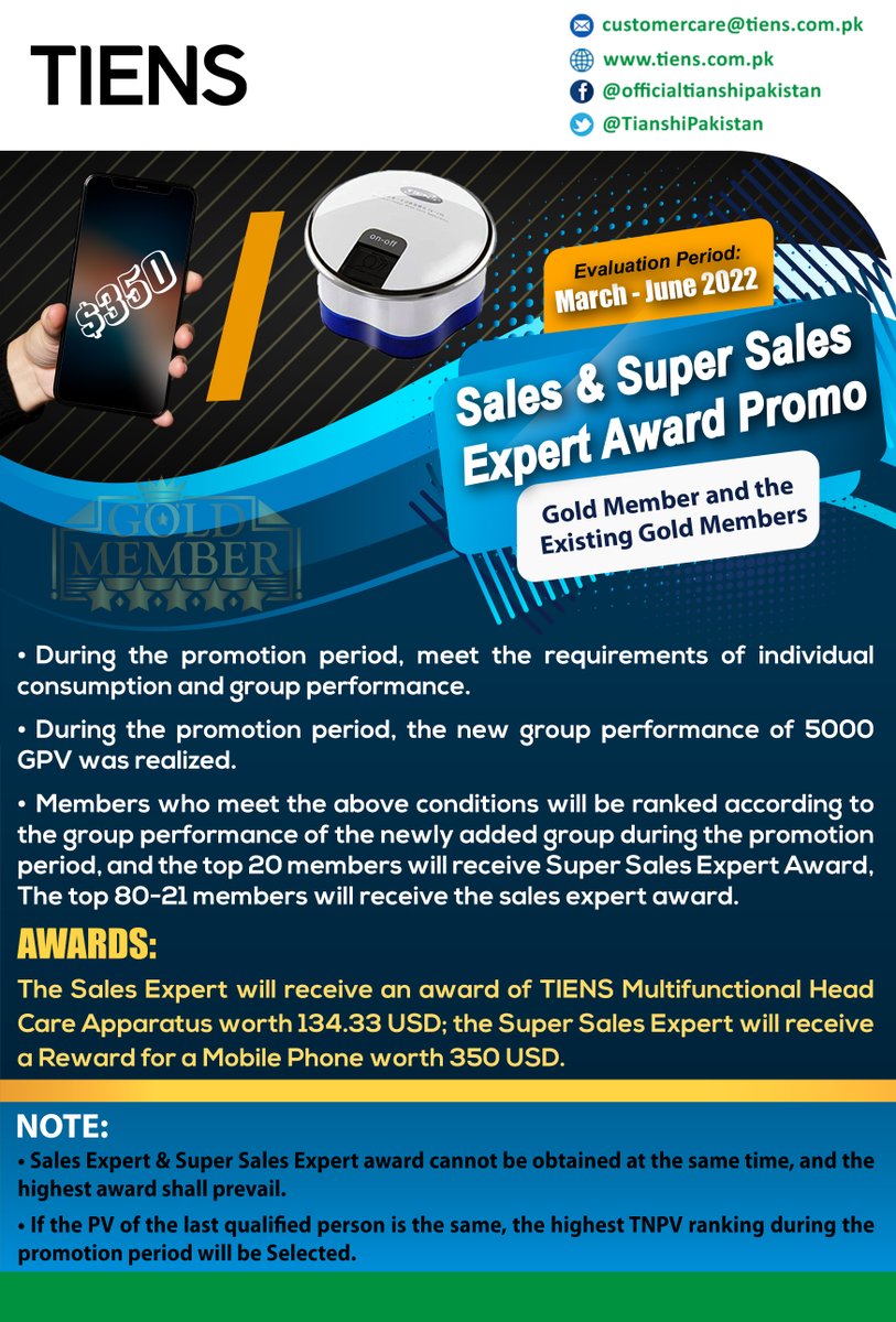 OfficialTianshi's tweet photo. Sales Expert and Super Sales Expert Promotion. 
New and Old Gold Members. 
March to June Sales Closing 2022. https://t.co/yB6HRgFrDZ