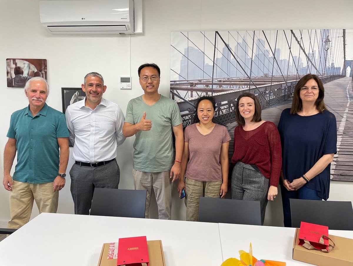 ASBschool's tweet photo. ASB administration was grateful to receive a visit from parents, Mr. and Mrs. Wu, who presented gifts of appreciation in the color red, symbolizing good fortune in China, on behalf of the Chinese community of the school. 
#ASBcommunity #ASBtogether https://t.co/JoEnW8mSHM