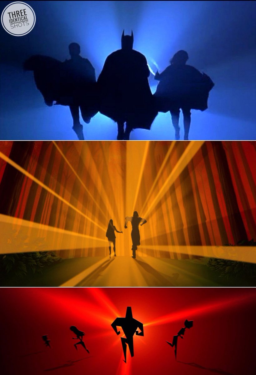 IdenticalShots's tweet photo. 1- #BatmanAndRobin - #JoelSchumacher, 1997
2- #Pocahontas - #EricGoldberg #MikeGabriel, 1995
3- #TheIncredibles - #BradBird, 2004
#cinema #filmmaking #cinematography #movie #film #1990s #batman #animation #pixar https://t.co/EKutYSpROK