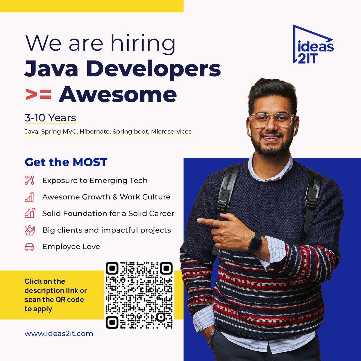 ideas2it's tweet photo. https://t.co/rrYadDWIPS | #ideas2it #java #javascript #javadeveloper #javafullstackdeveloper #javadeveloperjobs #javadevelopers #javajobs #javafullstack #javaengineer #javaarchitect #javabackend #javaprogramming #javadevelopment #javabackenddeveloper #javascriptdevelopers https://t.co/Tl0OPqHX7Q