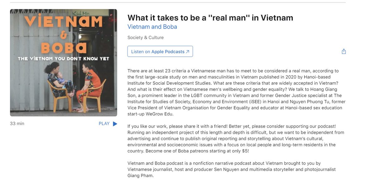 Every now and then our listeners take the time to tell us how our work inspires them in their own work. It is a rewarding feeling when you know your work has touched sb somewhere, sth you don't see just looking at traffic stats on screen. If you like someone's work, tell them!