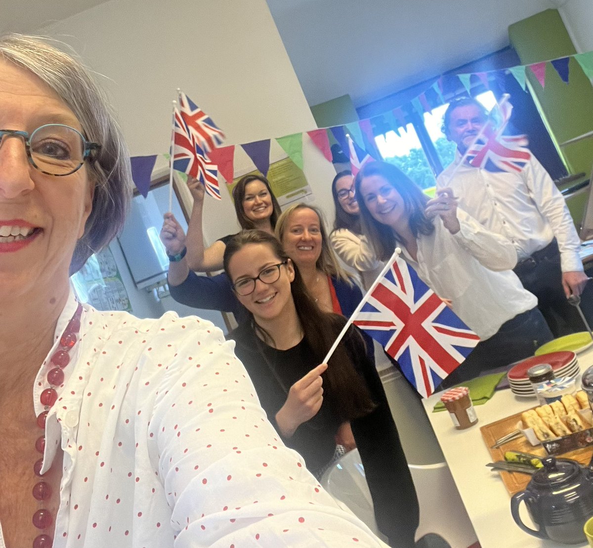 Taking a moment #JubileeWeekend #scones