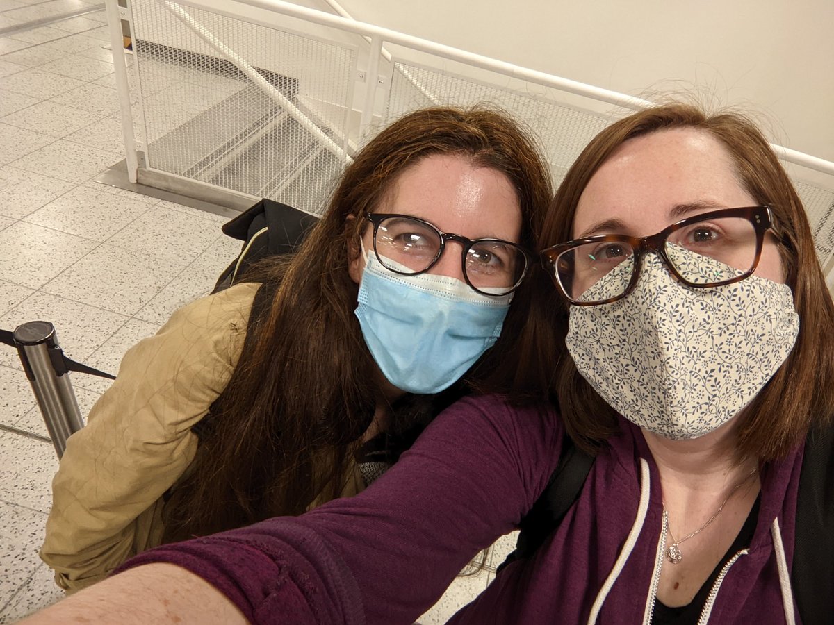 Two happy researchers heading to San Sebastian <a href="/CatiaMOliveira/">Catia M. Oliveira</a>  #StatLearnBCBL