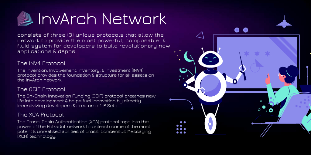 rasandinv's tweet photo. @InvArchNetwork is realizing a powerful future for #Web3. Where NFTs seek to bridge the ownership gap, InvArch succeeds by providing them with the infrastructure to do so. With InvArch, assets are more than #NFTs. They are more than just transaction records. https://t.co/SNaHO3qGWe