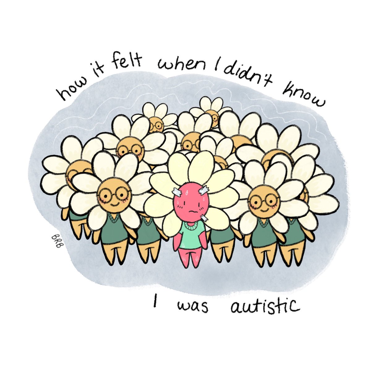 how it felt 

#ActuallyAutistic #AutisticArt