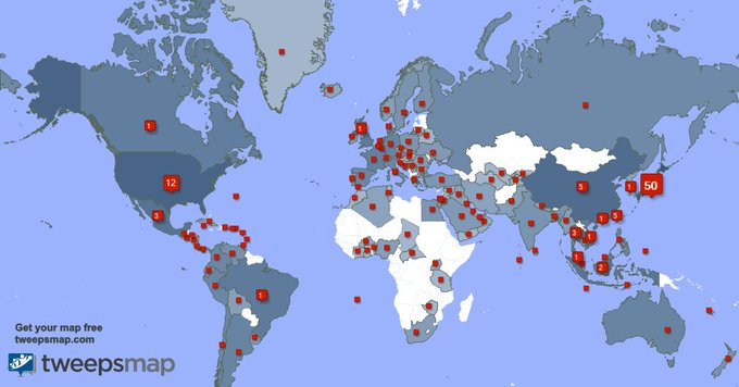 I have 128 new followers from Japan ð¯ðµ, Thailand ð¹ð, Brazil ð§ð·, and more last week. See https://t.co/oeQIdmyzC7