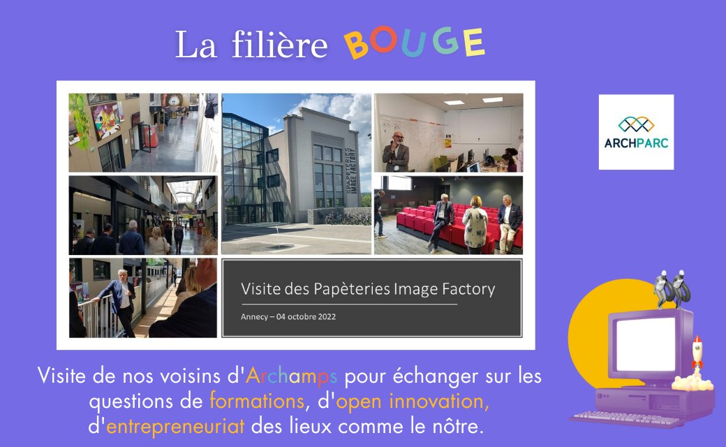 les_papeteries's tweet image. On est ravis d&apos;avoir accueilli #Archparc pour échanger sur les questions de #formations, d&apos;open #innovation, d&apos;#entrepreneuriat des lieux comme le nôtre. 🤩

Nous souhaitons tout le meilleur au futur #FrenchGenevaCampus by ArchParc.😍