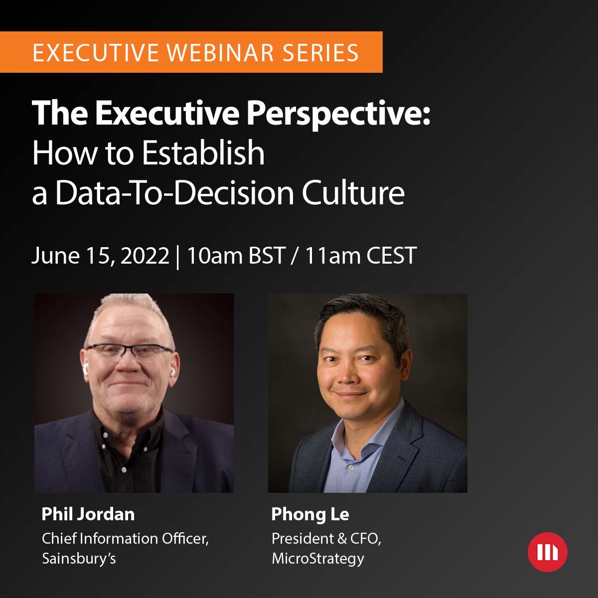 Join us on June 15, 10am BST for a conversation between MicroStrategy President, Phong Le, and Sainsbury's CIO, Phil Jordan, on how to establish a data-to-decision culture. microstrategy.zoom.us/webinar/regist…
#DataAnalytics #businessintelligence #Analytics