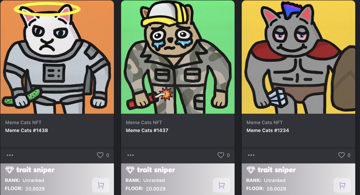 wheat041's tweet photo. @MemeCatsNFT Meow Meow Meow https://t.co/Zg7uZwE3QZ