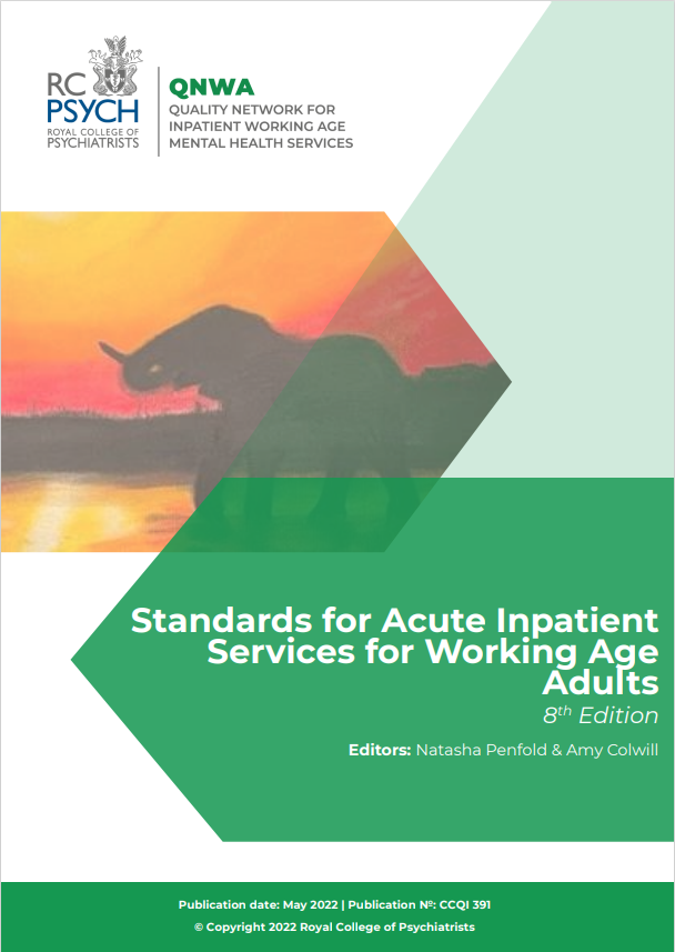 tashapenfold's tweet photo. 📣Very pleased to announce the publication of the 8th Edition standards for Acute Inpatient Services for Working-Age Adults!

You can read them on our website - https://t.co/rzKaZpOcXJ

#QNWA #rcpsych @rcpsychCCQI @rcpsych https://t.co/I1594ytnKY