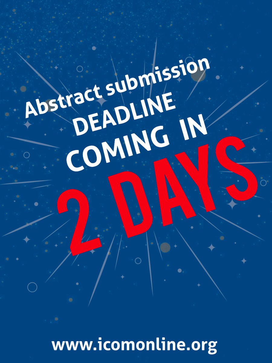 📢Hurry up📢
Follow the link below to begin the submission process: icom2022-001-site1.ctempurl.com/Account/Login

See you in Belgrade🥰
#ICOM2022 #international #conference #opticalmaterials #opticaldevices #science #research