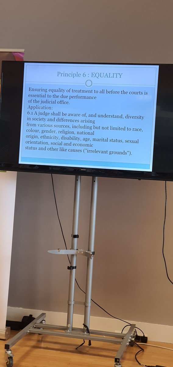 When Judges are hearing cases they must abide with principles, below quite important. With effect from 1st June 2022