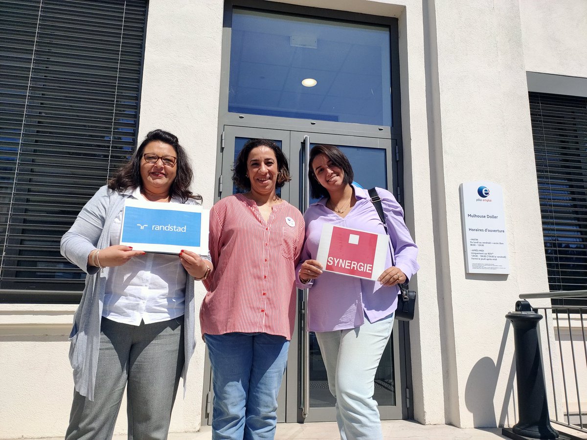 EmmanuelRieth's tweet photo. L'agence @poleemploi_GE #Mulhouse Doller lance ce jour les mardis de l'intérim 😁
Des rencontres, des échanges, des projets de recrutement 👍
Lors de cette première édition, près de 50 demandeurs d'emploi ont pu rencontrer nos partenaires  #Synergie #Idea #Randstad 👏 https://t.co/pJfjSleNI1