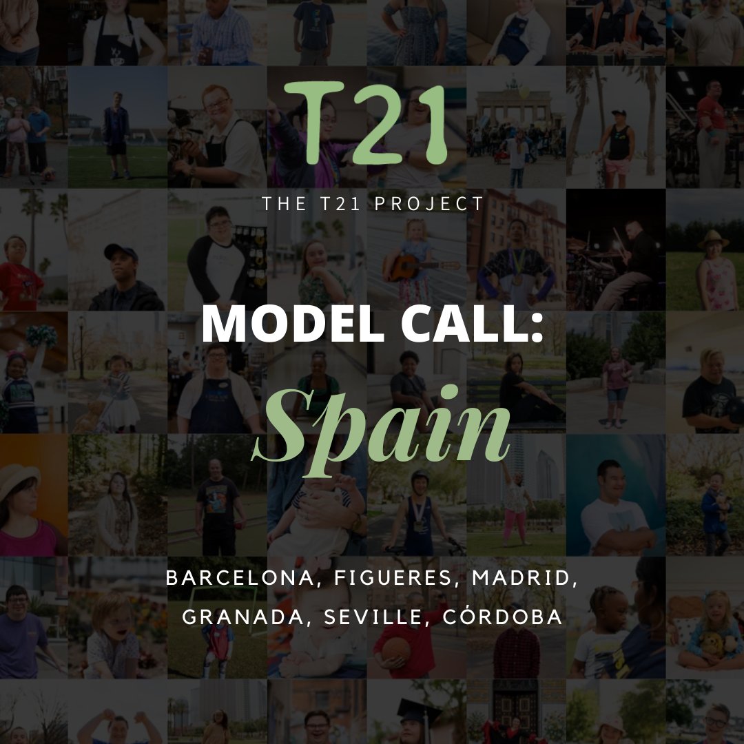 Now seeking individuals with Down syndrome in Spain for the month of June. 
Anyone interested can email TheT21Project@gmail.com!