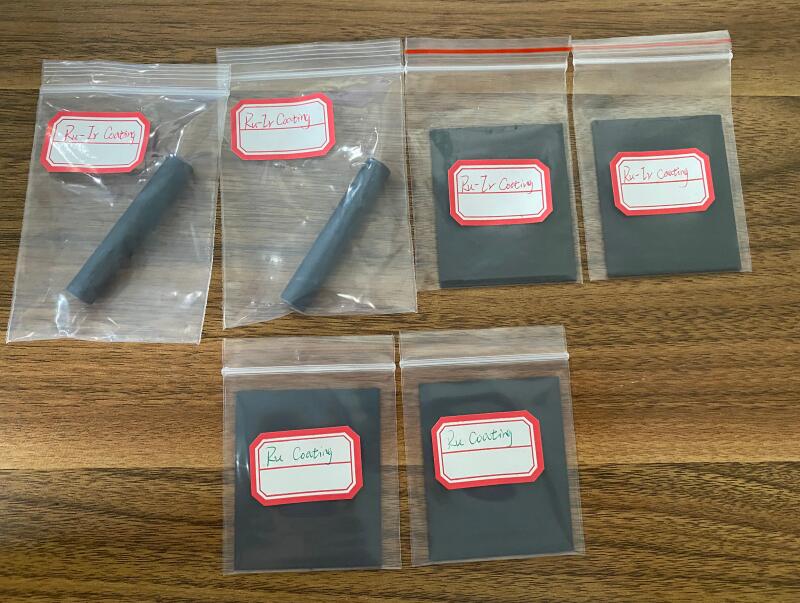 Free samples Free sent to customers

Titanium anode sample size:
Ru-Ir Coated Titanium Electrode 50×60×1mm 2pcs
Ru Coated Titanium Electrode 50×60×1mm 2pcs
Ru-Ir Coated titanium electrode diameter 10mm, length 60mm 2pcs
Free sample please contact:

Email: anber@bjhighstar. com